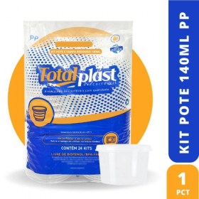 Kit Pote Tampa Totalplast 24 und 140ML Redondo