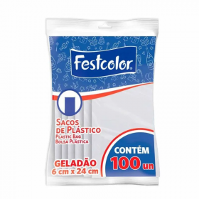 Saco Plastico Festcolor Geladao 100 und