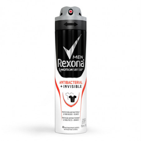 Antitranspirante Aerossol Antibacterial E Invisible Rexona Men Motionsense 150Ml