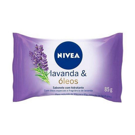 Sabonete Nivea Em Barra Hidratante Lavanda & Óleos