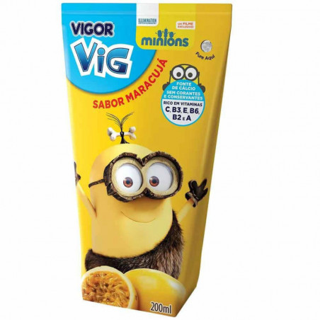 Bebida Adoçada Maracujá Meu Malvado Favorito Vigor Vig Caixa 200Ml