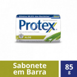 Sabonete Em Barra Antibacteriano Aloe Protex Cartucho 85G