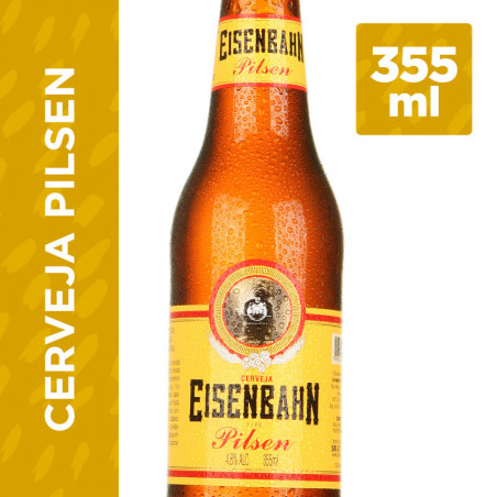 Cerveja Pilsen Puro Malte Eisenbahn Garrafa 355Ml