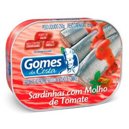 Sardinha Com Molho De Tomate Gomes Da Costa Lata 165G