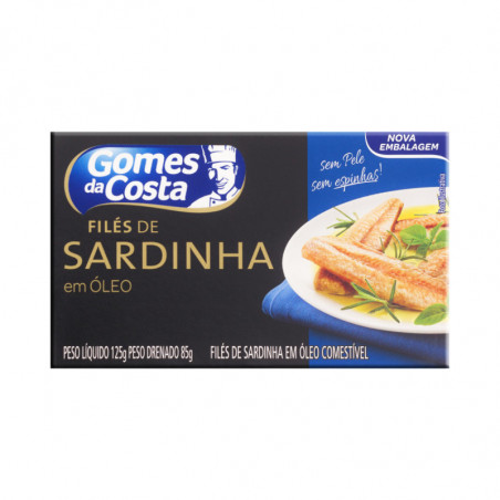 Filé De Sardinha Com Óleo Gomes Da Costa Caixa 85G