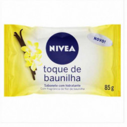 Sabonete Em Barra Hidratante Toque De Baunilha Nivea Pacote 85G