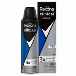Desodorante Rexona Men Aerosol Clinical Clean 150Ml