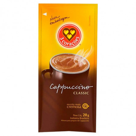 Café 3 Corações Cappuccino Classic Sachê 20G