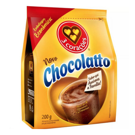 Achocolatado Chocolatto 200G 3 Corações