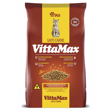 Ração Vittamax Premium 1KG Gatos Carne