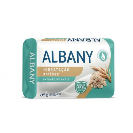 Sabonete Albany Suave 85G Hidratante Antibac.