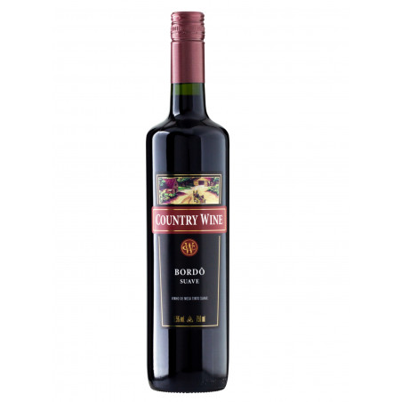 Vinho Tinto Suave Country  Wine Bordo 750Ml