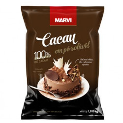 Chocolate Em Po Marvi 1,050Kg 100% Cacau