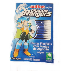 Hastes Flexíveis Cotton Line Com 75 Dragon Rangers