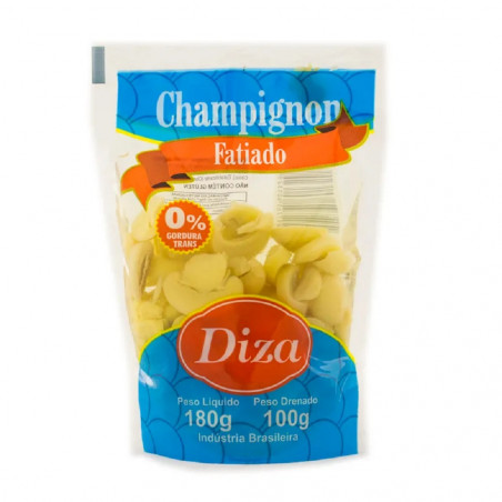 Cogumelo Champignon Em Conserva Fatiado Diza Sachê 100G