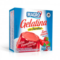 Gelatina Magro 10G Com Sucralose Fr.Vermel