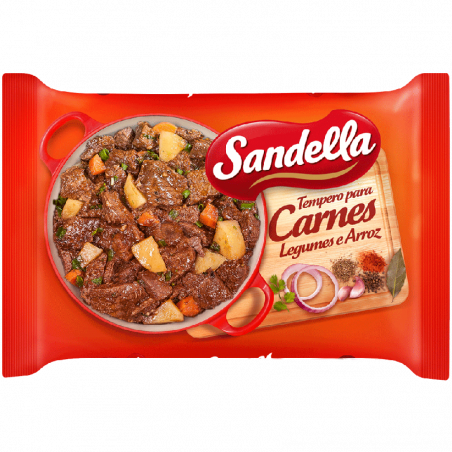 Tempero Sandella 50G Carne