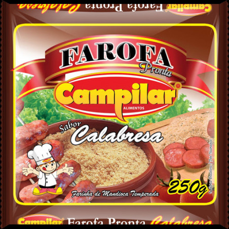 Farofa De Mandioca Campilar 500G Calabresa