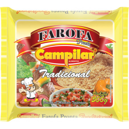 Farofa De Mand.Campilar 500G Tradicional