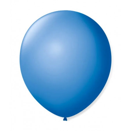 Balão Liso São Roque N.7 Azul Turquesa