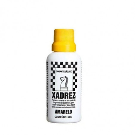 Corante Líquido Xadrez 50Ml Amarelo