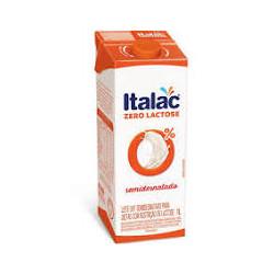 Leite Italac Zero Lactose Semi-Desnatado 1L  Unidade