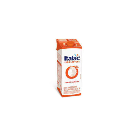 Leite Italac Zero Lactose Semi-Desnatado 1L  Unidade