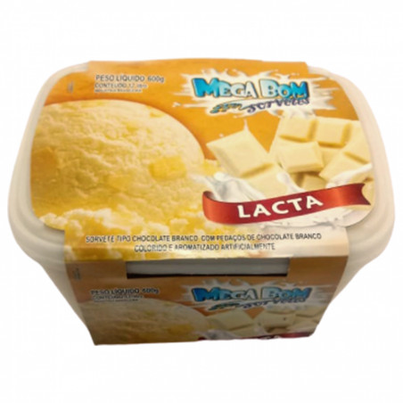 Sorvete MEGABOM 1,7L Lacta 600g