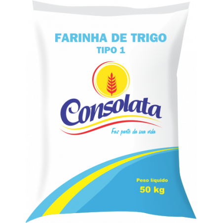 Farinha De Trigo Consolata 1Kg Com Ferm.