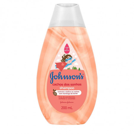 Shampoo Infantil Johnsons Cachos Dos Sonhos Frasco 200Ml