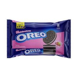 Biscoito Oreo 144G Recheio Morango