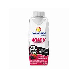 Bebida Láctea Whey  250ml Frutas Vermelhas Zero Lactose