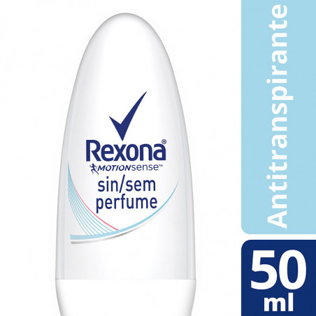 Antitranspirante Roll-On Sem Perfume Rexona 50Ml