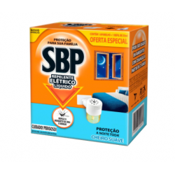 Inseticida SBP Elétrico 35ML Refil + Aparelho Cheiro Suave
