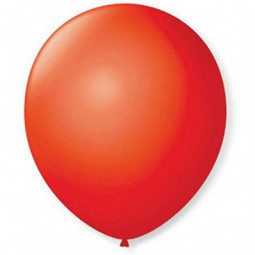 Balão São Roque 7 Liso 50 Unidades Vermelho Quente