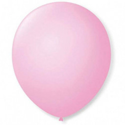 Balão São Roque 7 Liso 50 Unidades Rosa Baby