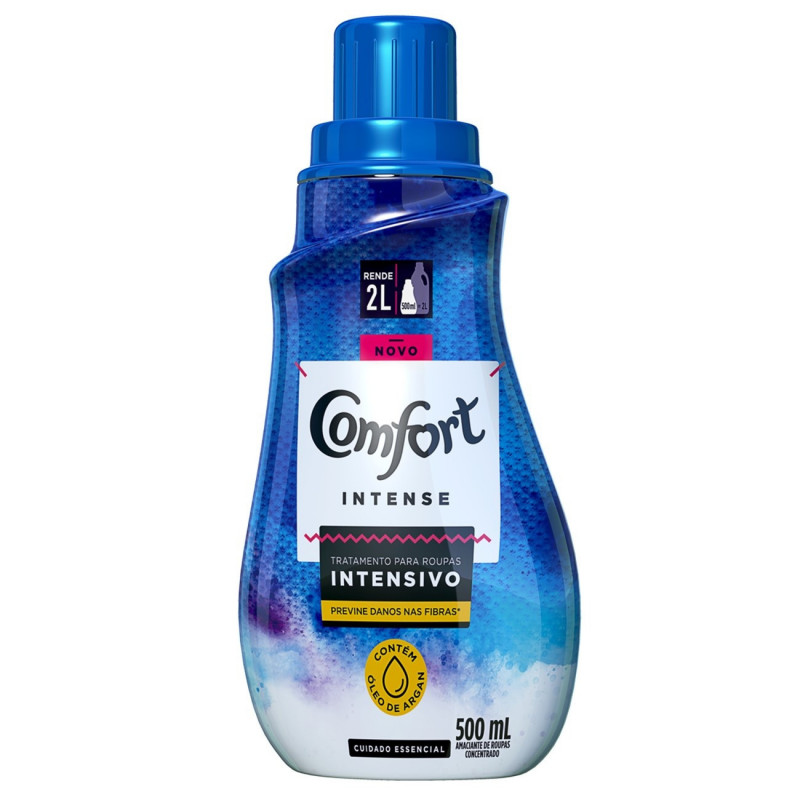 Amaciante De Roupa Concentrado Intensivo Cuidado Essencial Comfort Intense Frasco 500ml 7410