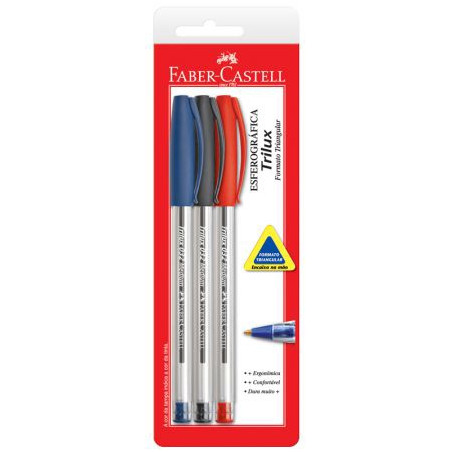 Caneca Faber Castell Esf.Trilux AZ/PT/VM