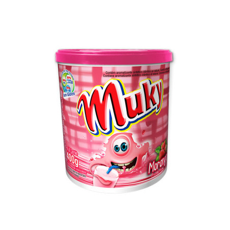 Achocolatado Em Pó Muky 400G Morango