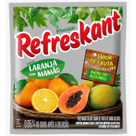 Suco Refreskant 25G Laranja com Mamão