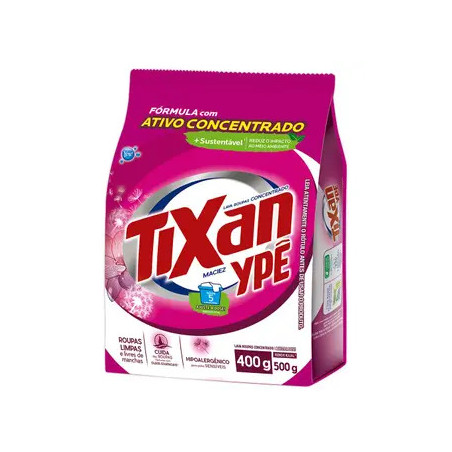 DETERGENTE EM PO TIXAN YPE 400G MACIEZ