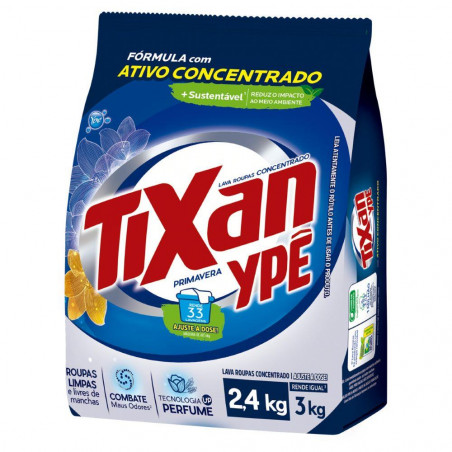 DETERGENTE EM PO TIXAN YPE 2,4KG PRIMAVERA