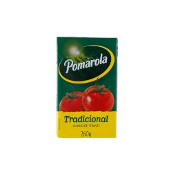 Molho De Tomate Tradicional Pomarola Caixa 260G