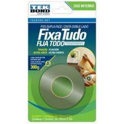 Fita Tek Bond Dupla Face 19MMX2M BL