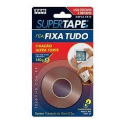 Fita Tek Bond Dupla Face 12MMX2M BL