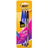 Caneta Bic Cristal Soft AZ/PT/AZ 3UN