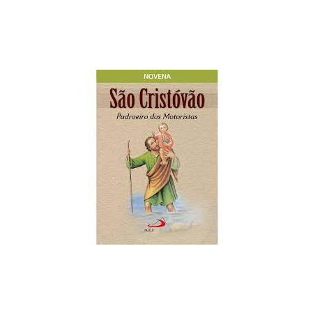 Livro Novena Sao Cristovao